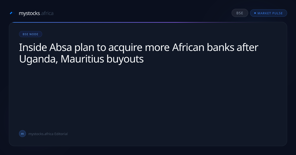 Inside Absa plan to acquire more African banks after Uganda, Mauritius ...
