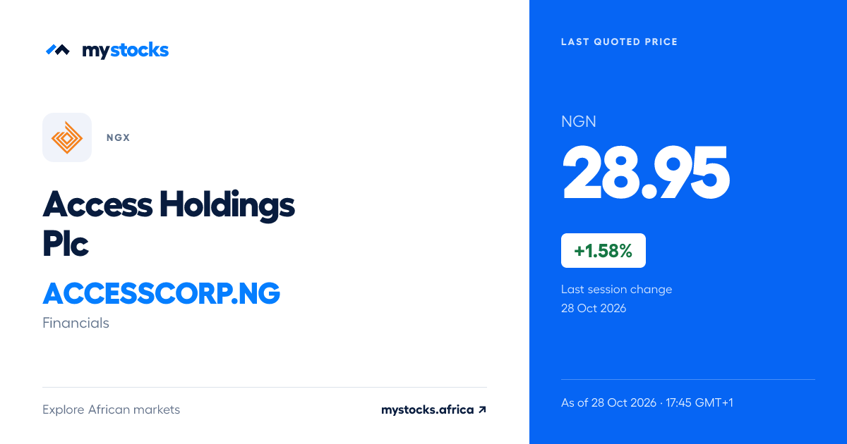How to Buy Access Holdings P… Shares (ACCESSCORP.NG) | mystocks.africa