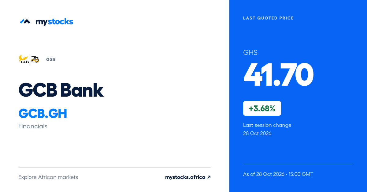 How to Buy GCB Bank Shares (GCB.GH) | mystocks.africa
