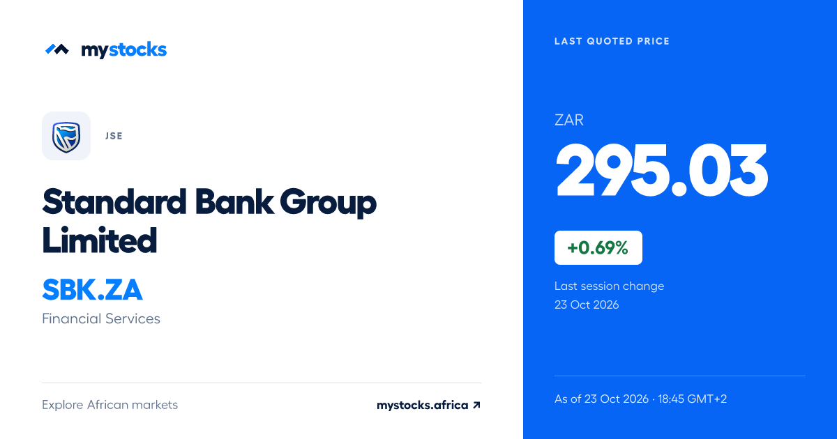 Standard Bank Group Limited (SBK.ZA) Company Profile | Financial Servi